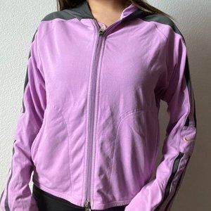 purple nike zip up